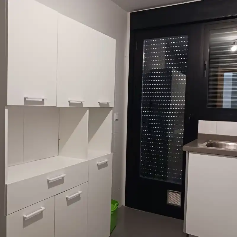 Kitchen of Flat for rent in La Font d'en Carròs  with Air Conditioner, Furnished and Balcony