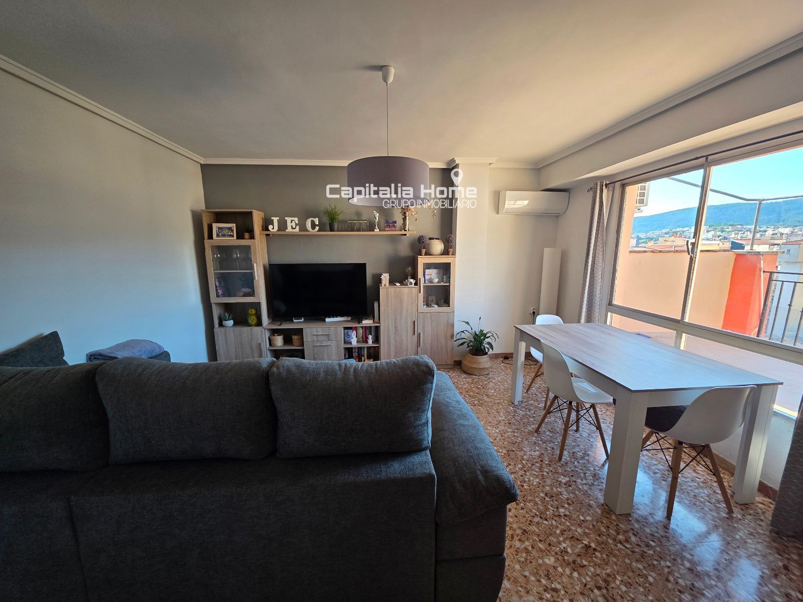 Sala de estar de Ático en venta en Alcoy / Alcoi con Aire acondicionado, Calefacción y Terraza