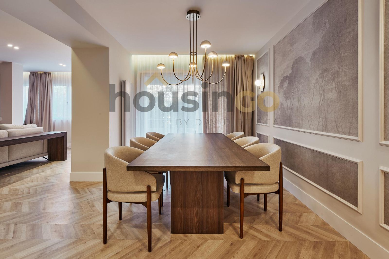Dining room of Flat for sale in  Madrid Capital  with Air Conditioner, Heating and Terrace