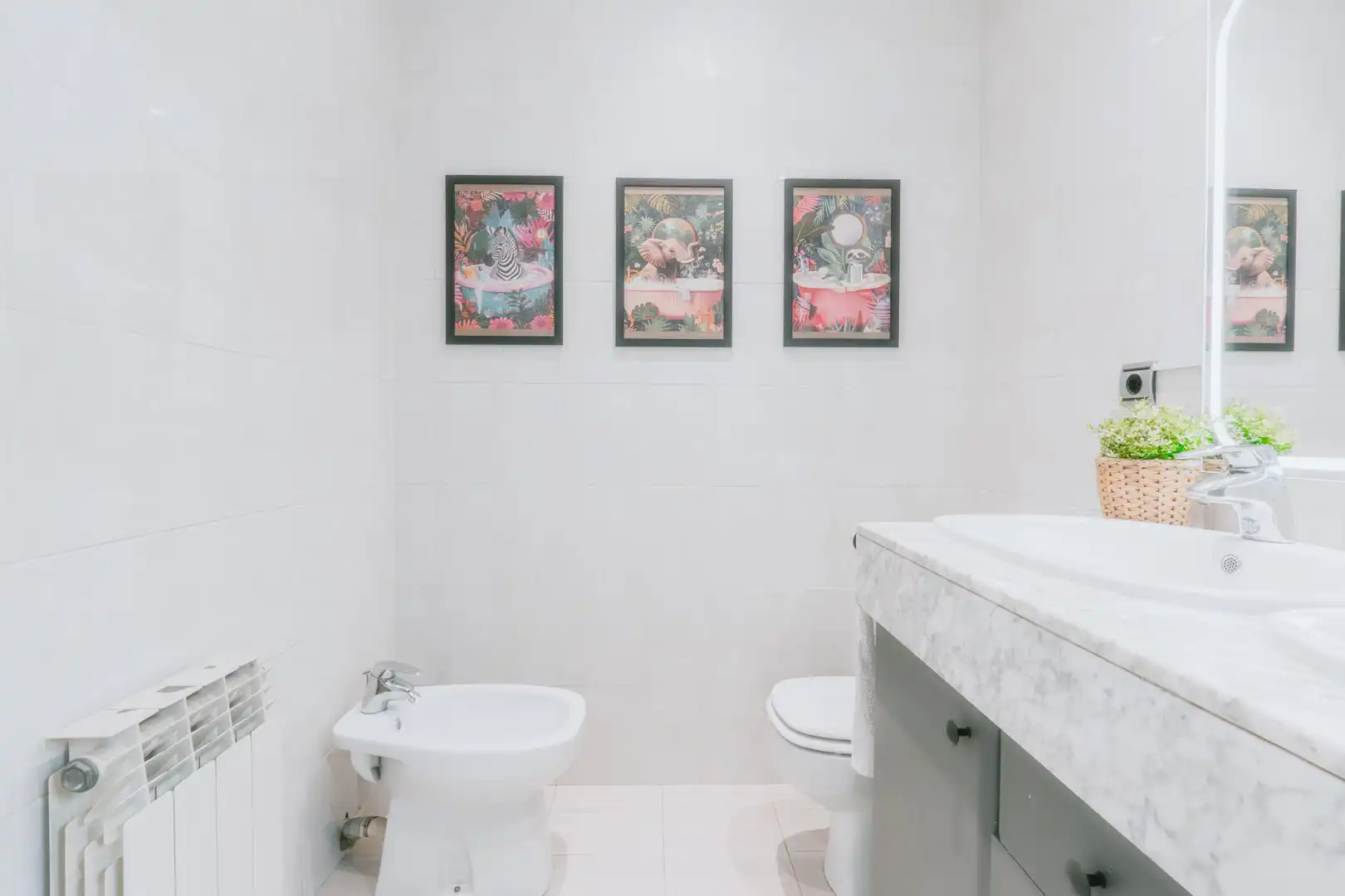 Badezimmer von Haus oder Chalet zur Miete in Sant Vicenç de Montalt mit Heizung und Terrasse