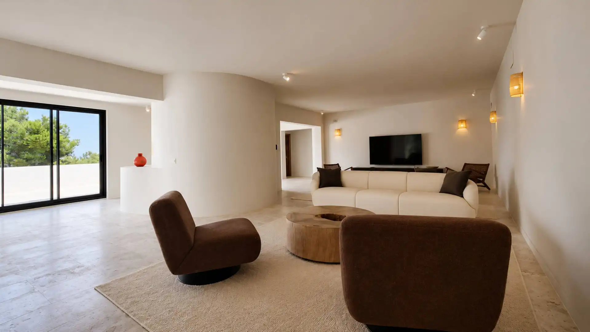 Sala d'estar de Casa o xalet en venda en Jávea / Xàbia amb Aire condicionat, Calefacció i Jardí privat
