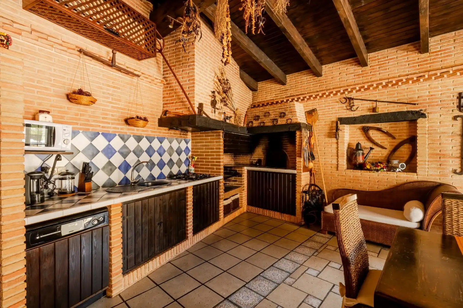 Cocina de Casa o chalet en venta en San Vicente del Raspeig / Sant Vicent del Raspeig con Aire acondicionado, Calefacción y Jardín privado