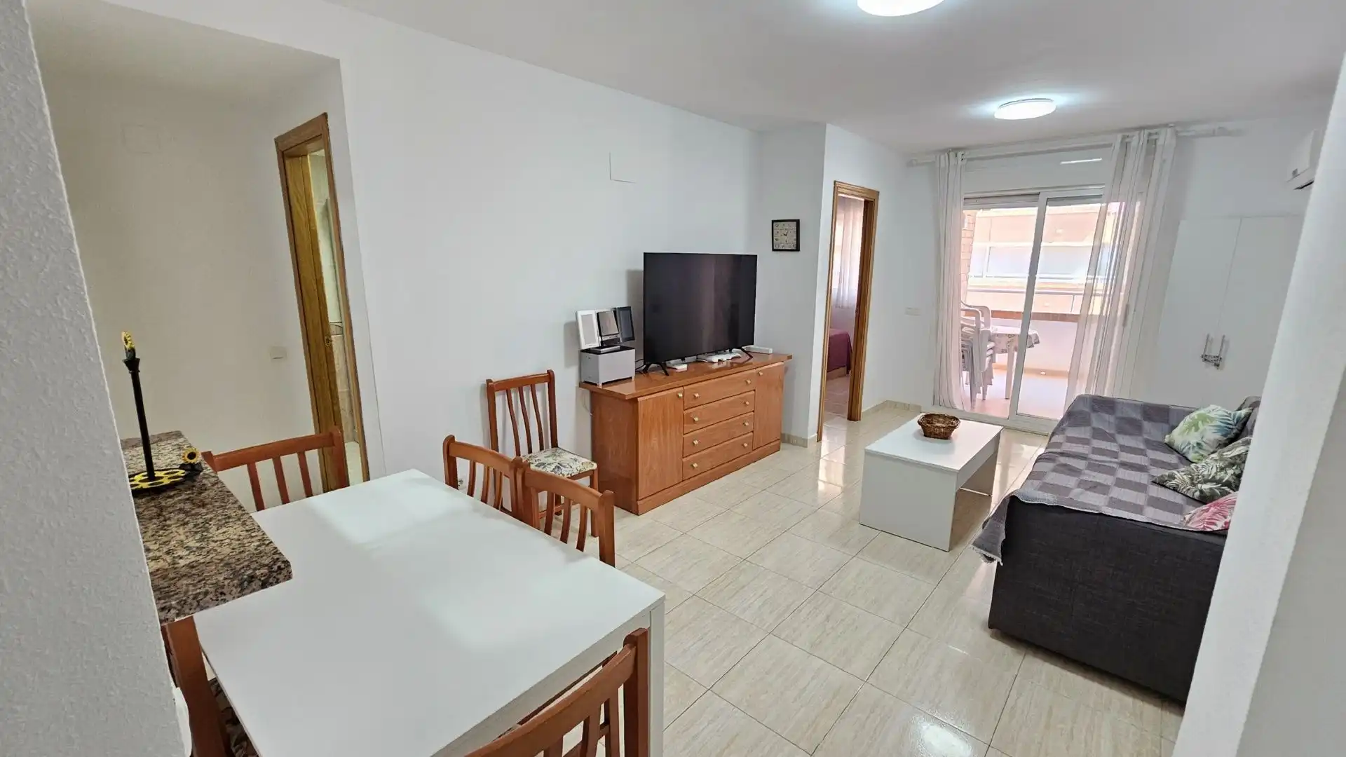 Sala de estar de Apartamento en venta en Oropesa del Mar / Orpesa con Aire acondicionado, Calefacción y Terraza
