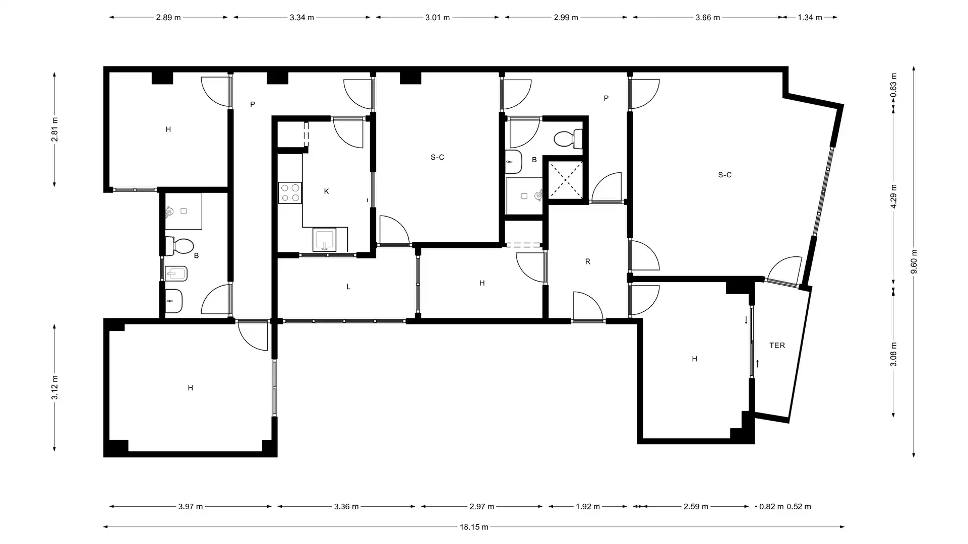 Piso en venta en C/ Gomez Ferrer, Zona La Ermita