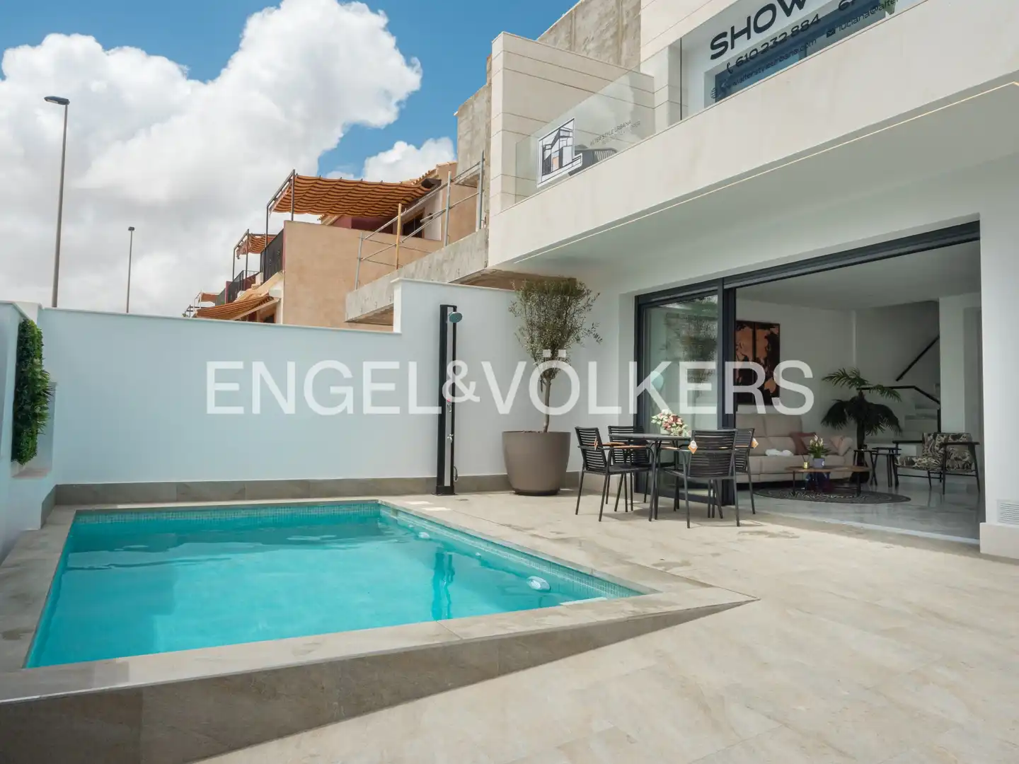 Piscina de Casa o chalet en venta en San Pedro del Pinatar con Aire acondicionado, Calefacción y Jardín privado