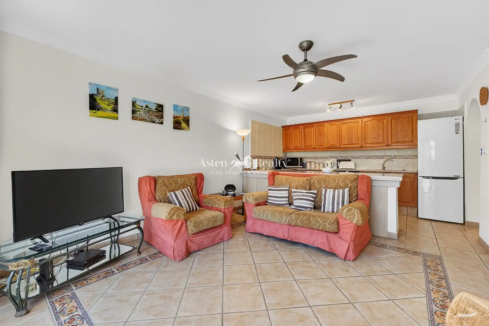 Living room of Apartments for sale in Arona  with Terrace, Swimming Pool and Furnished