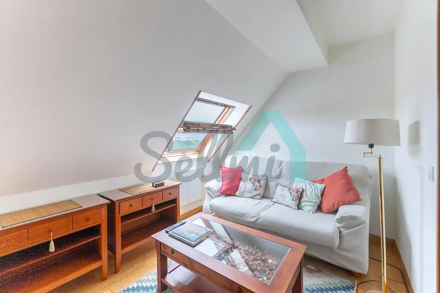 Wohnzimmer von Wohnung zur Miete in Oviedo  mit Heizung, Parkett und Möbliert