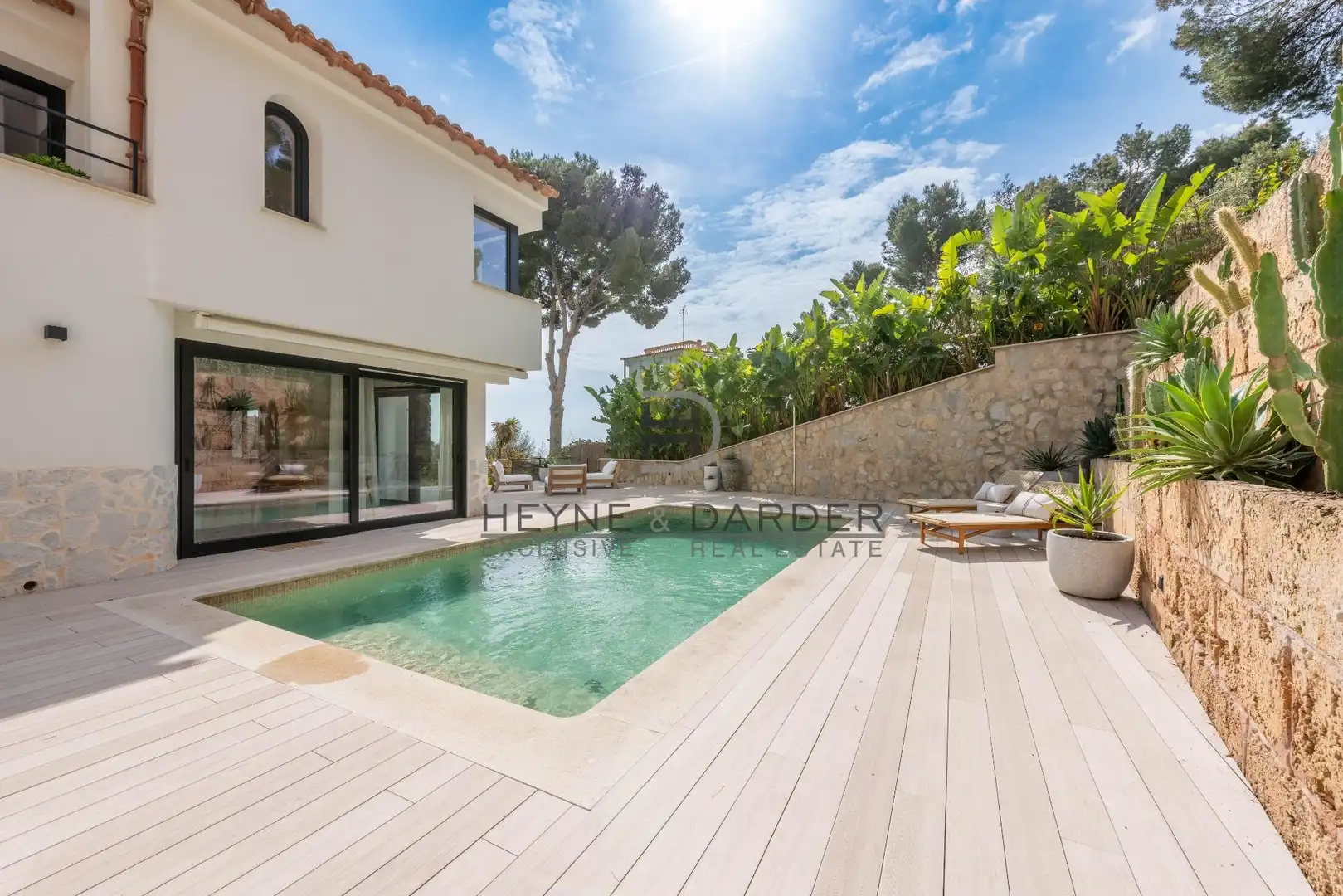 Terraza de Casa o chalet en venta en Calvià con Aire acondicionado, Jardín privado y Piscina