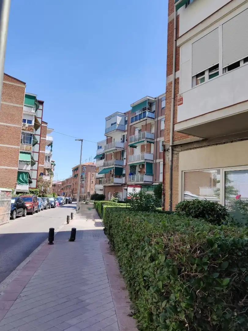 Vista exterior de Piso en venta en Madrid con Calefacción, Jardín privado y Terraza