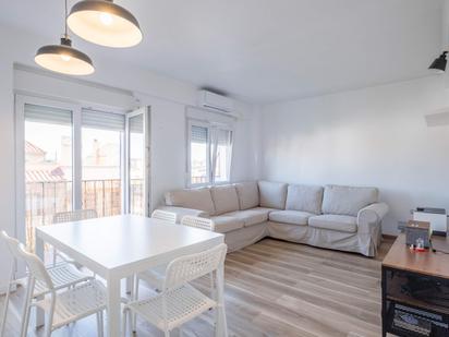 Living room of Flat for sale in  Zaragoza Capital  with Terrace and Balcony