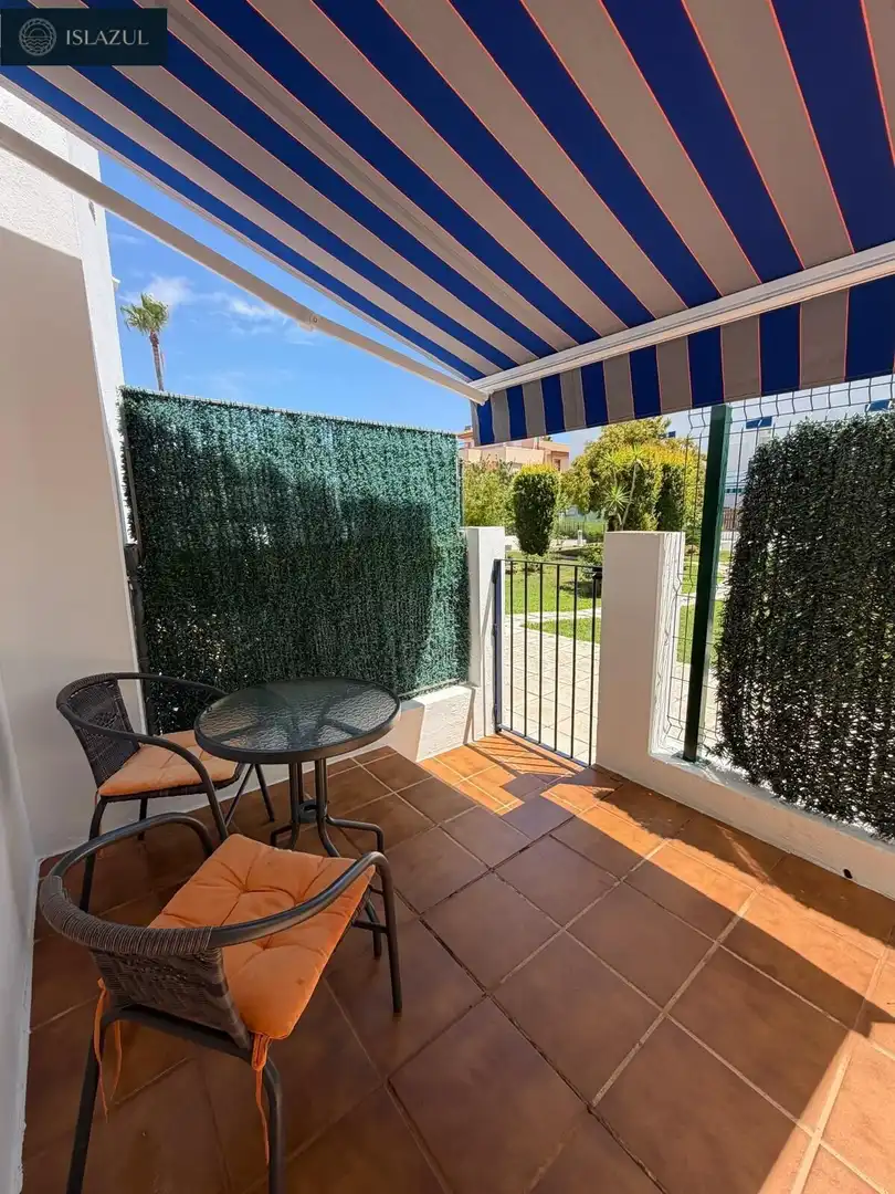 Terrasse von Maisonette zum Verkauf in Islantilla mit Klimaanlage, Heizung und Privatgarten