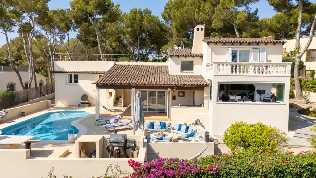 Exterior view of Houses for sale in Calvià  with Air Conditioner, Private garden and Terrace