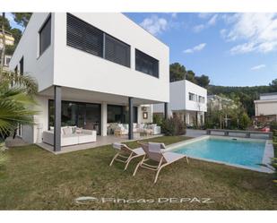 Exterior view of House or chalet to rent in Castelldefels  with Terrace and Swimming Pool