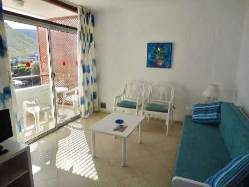 Sala de estar de Apartamento de alquiler en San Sebastián de la Gomera con Amueblado, Lavadora y Balcón