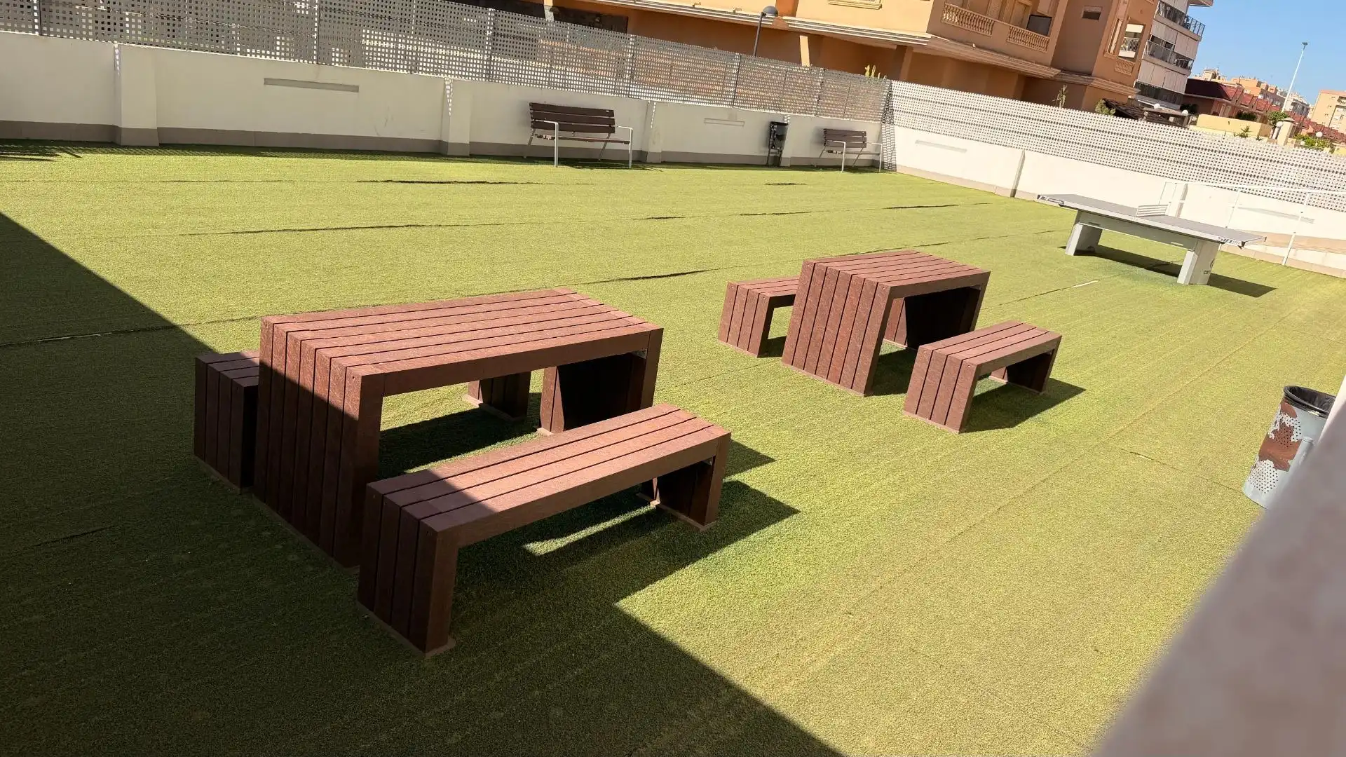 Terrasse von Dachboden zum Verkauf in Elche / Elx mit Heizung, Terrasse und Abstellraum