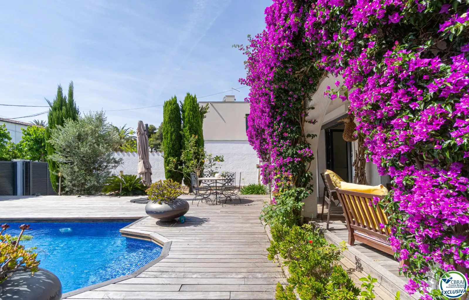 Terrassa de Casa o xalet en venda en Empuriabrava amb Aire condicionat, Piscina i Moblat