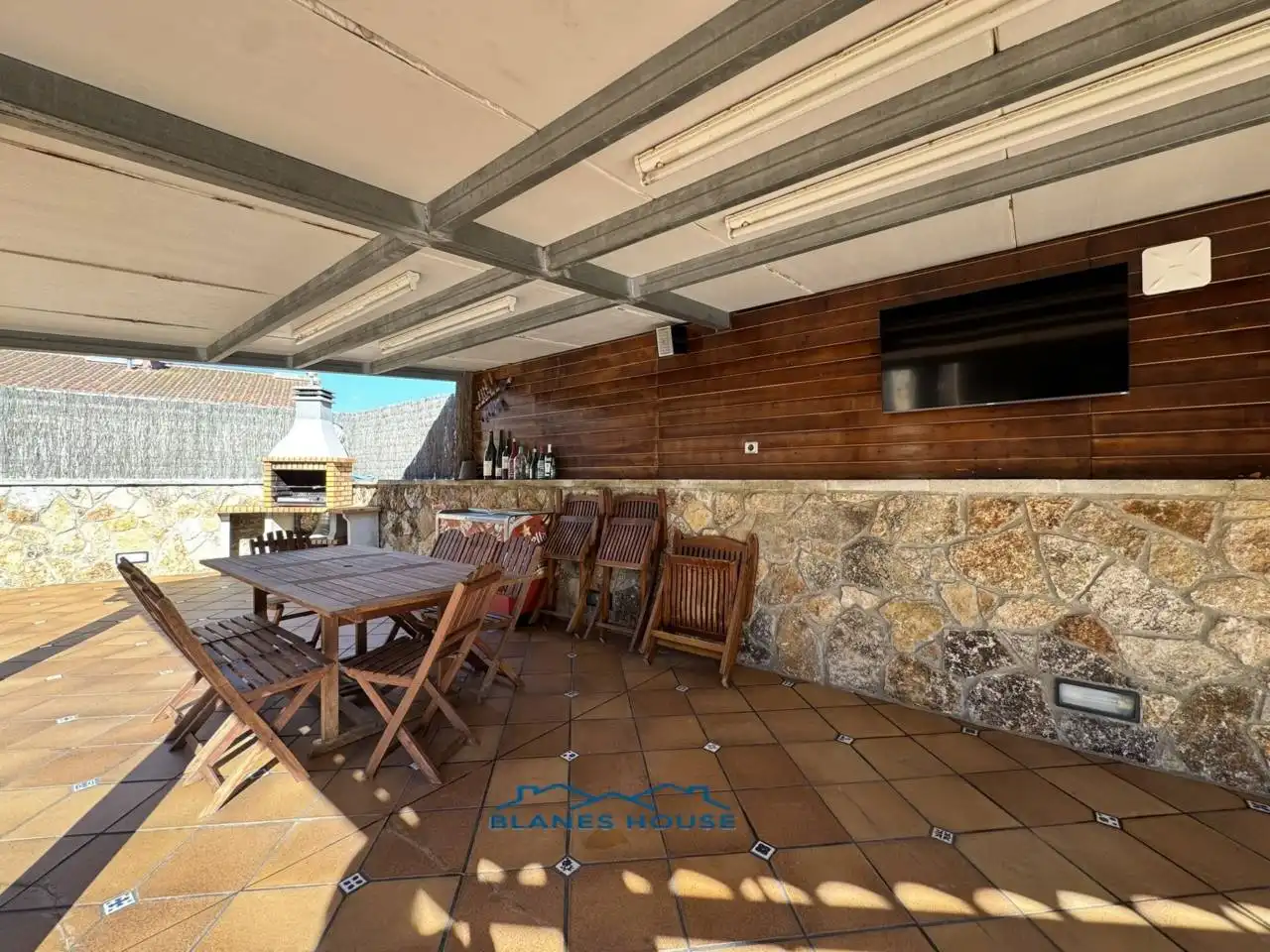 Terrassa de Casa o xalet en venda en Blanes amb Aire condicionat, Calefacció i Jardí privat