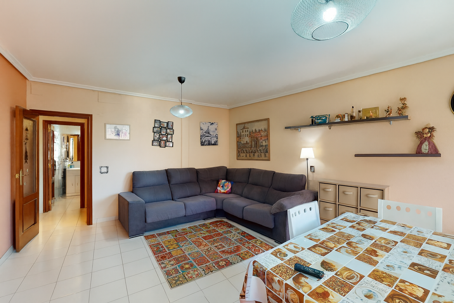 Living room of Duplex for sale in Cáceres Capital  with Heating, Storage room and Furnished