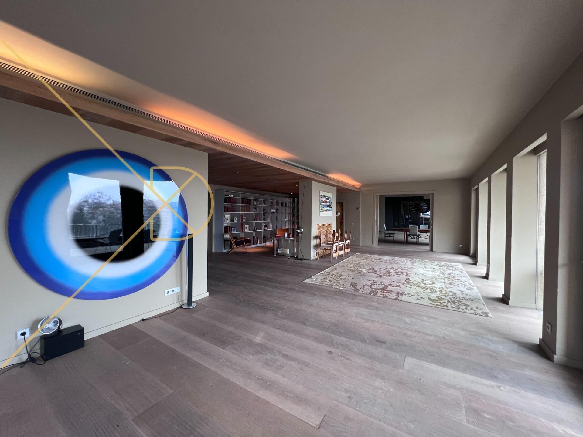 Sala d'estar de Àtic de lloguer en  Barcelona Capital amb Aire condicionat, Calefacció i Terrassa