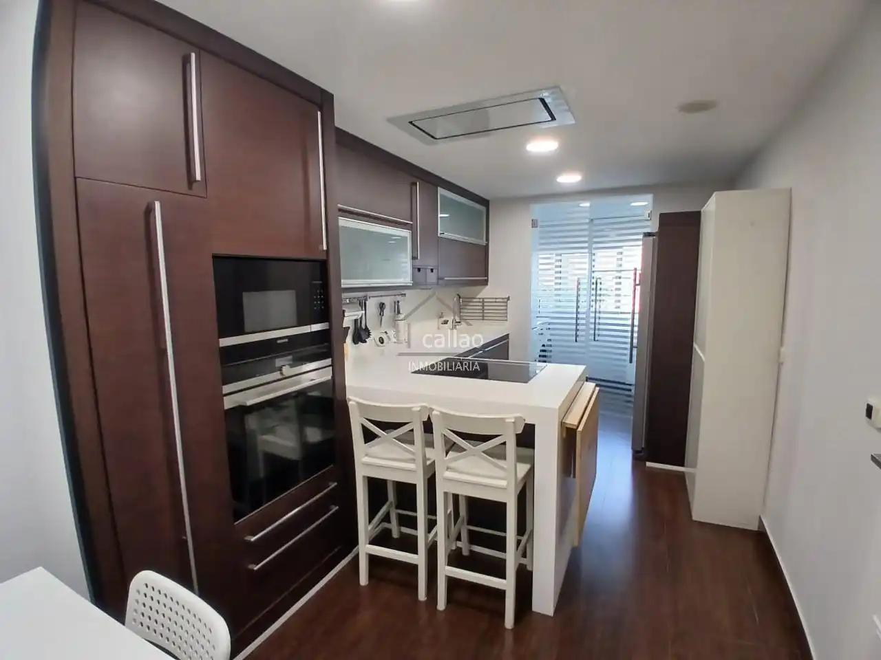 Kitchen of Flat for rent in Ferrol  with Heating, Storage room and Furnished