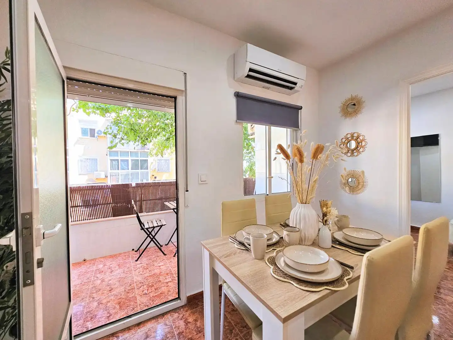 Terraza de Piso de alquiler en Cartagena con Aire acondicionado, Calefacción y Terraza