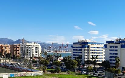 Exterior view of Flat for sale in Málaga Capital  with Air Conditioner, Terrace and Storage room