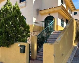 Exterior view of Single-family semi-detached for sale in La Nucia  with Air Conditioner and Terrace