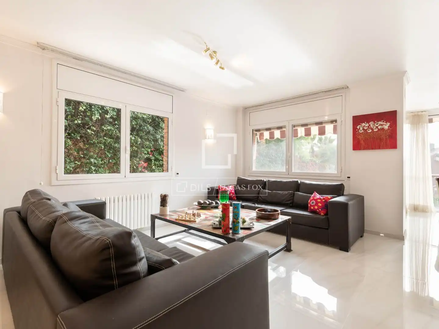 Living room of Houses for rent in Castelldefels  with Air Conditioner, Heating and Private garden