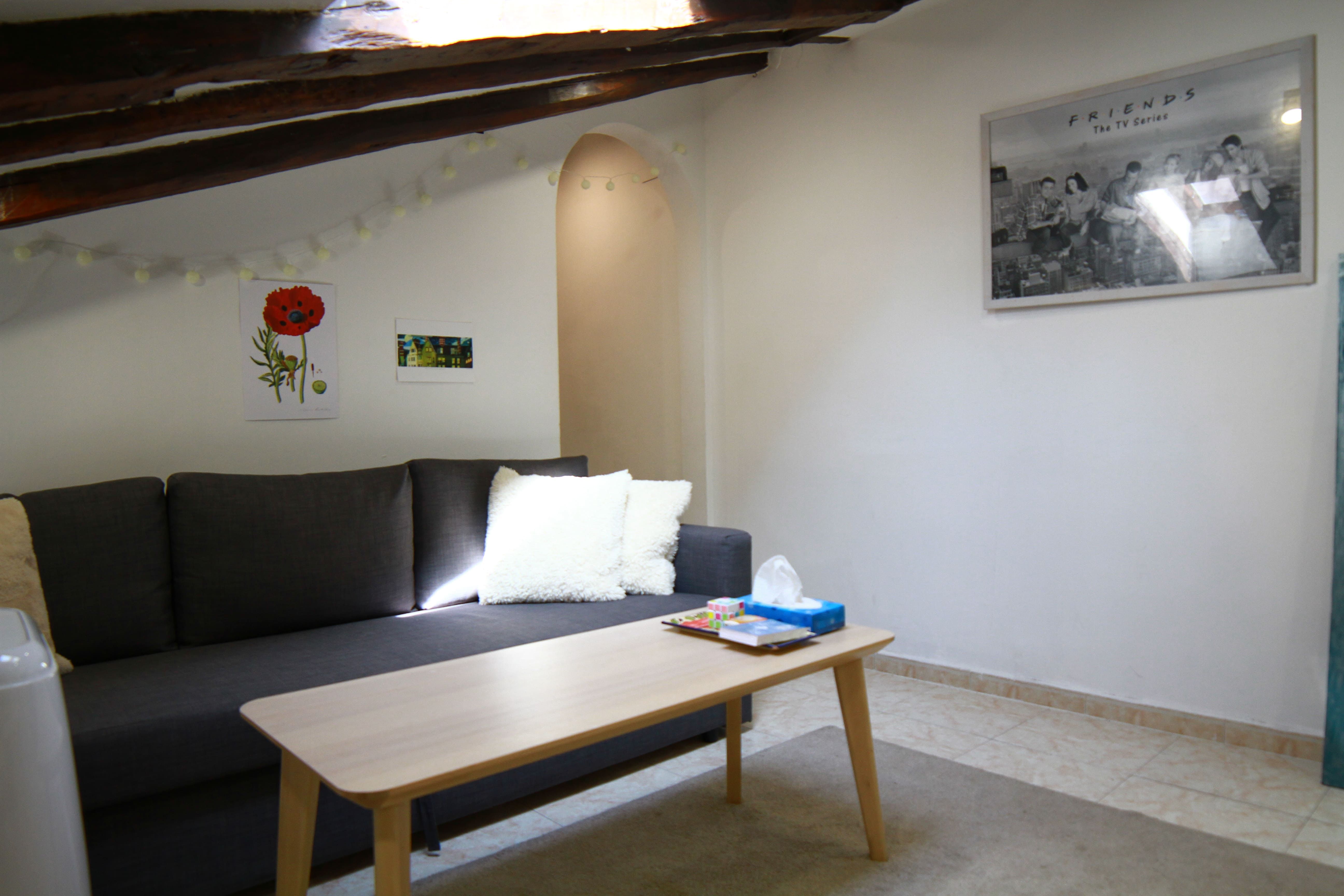 Sala d'estar de Pis en venda en  Madrid Capital