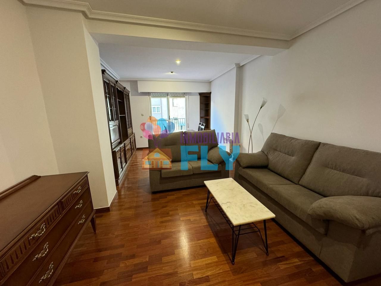 Living room of Flat to rent in Ourense Capital   with Heating, Terrace and Furnished