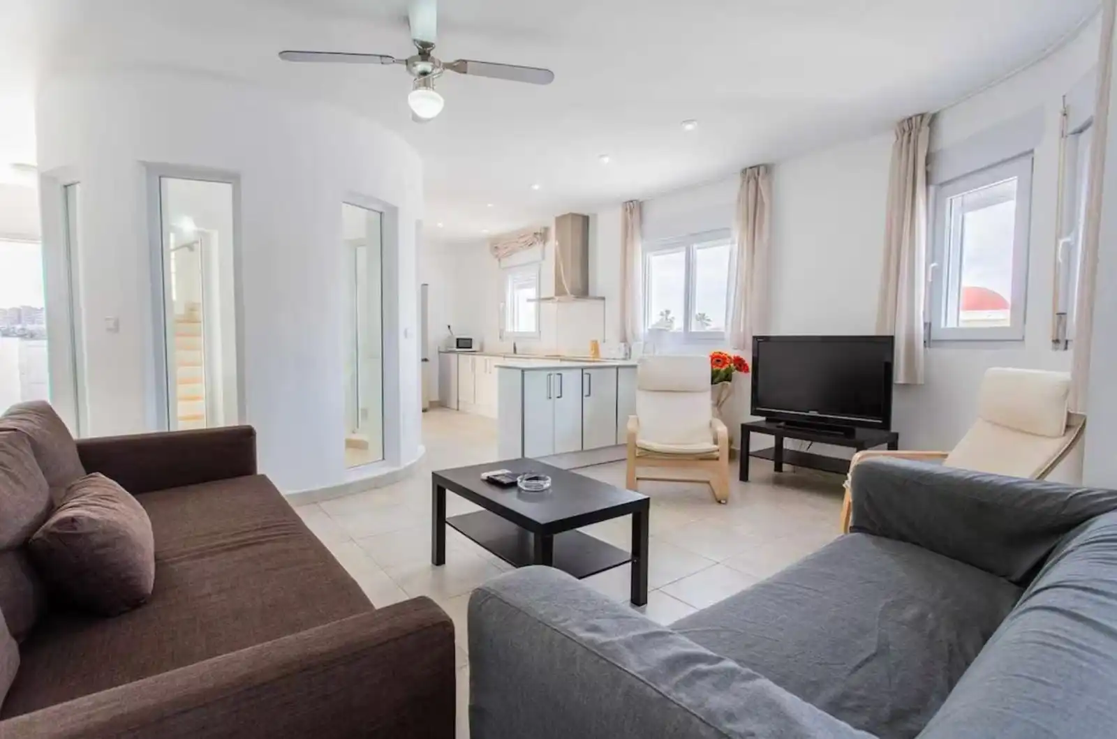 Living room of Houses for rent in La Manga del Mar Menor  with Air Conditioner, Heating and Terrace