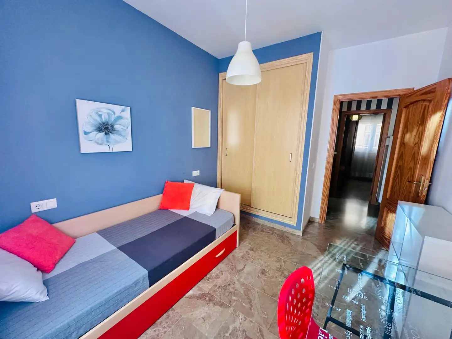 Bedroom of Flat for sale in Málaga  with Air Conditioner, Storage room and Balcony
