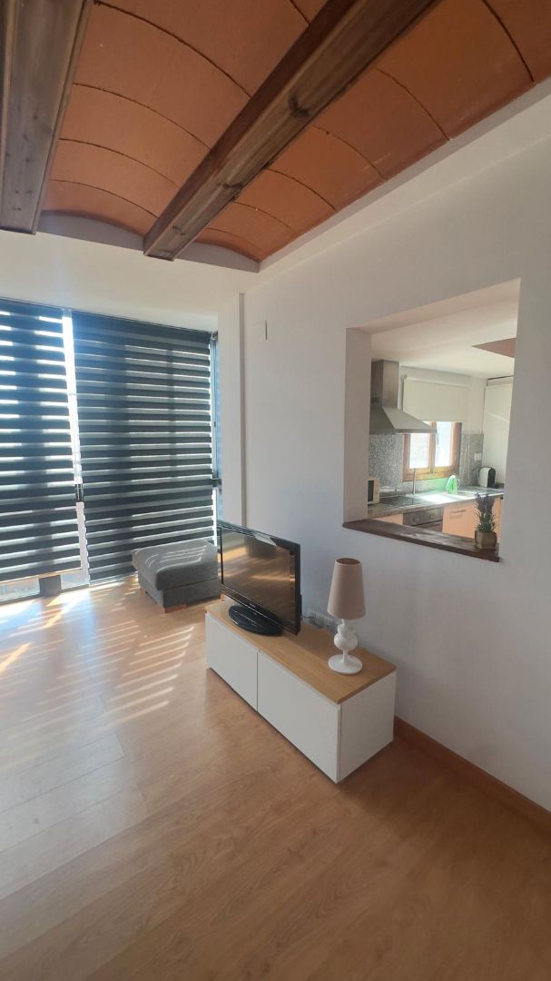 Living room of Flat to rent in Sant Mateu  with Air Conditioner, Heating and Furnished