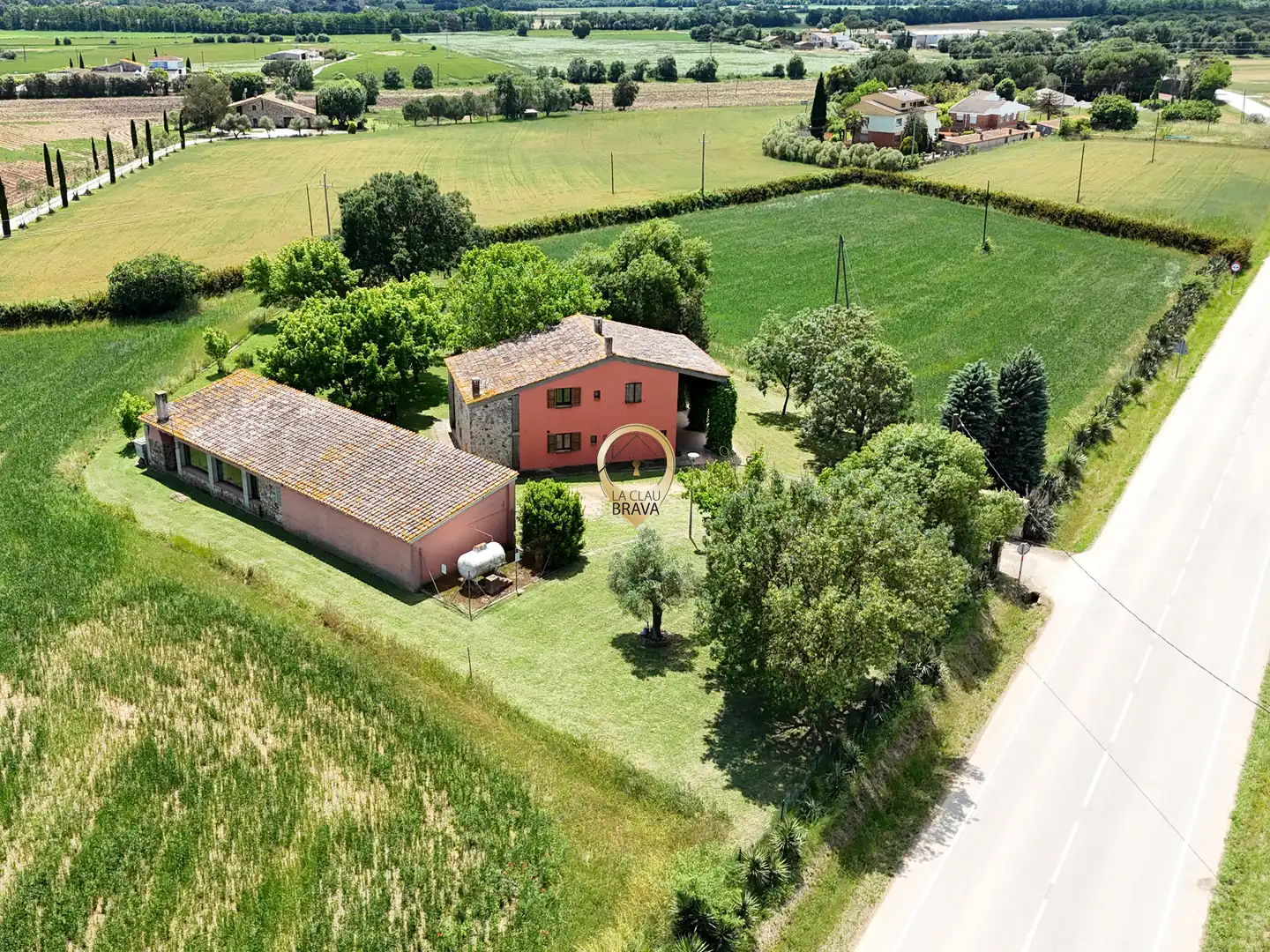 Außenansicht von Country house zum Verkauf in Cassà de la Selva mit Heizung, Privatgarten und Abstellraum