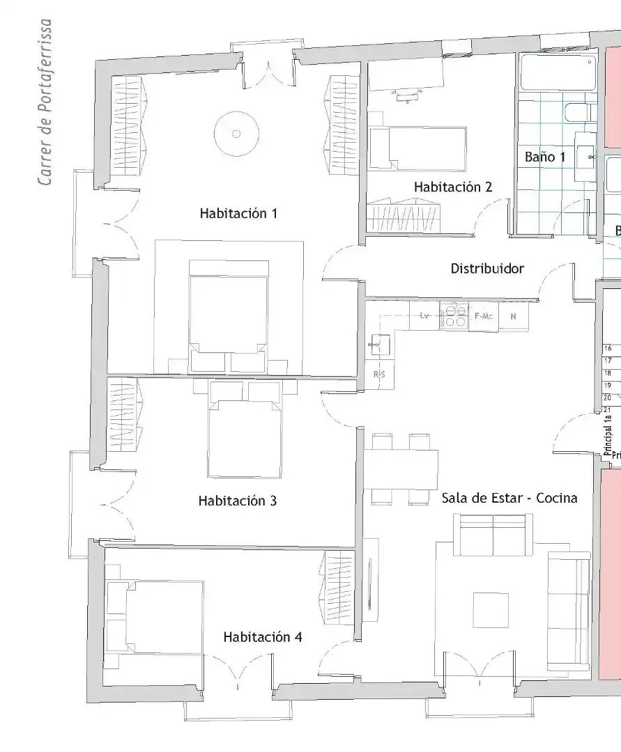 Wohnung mit Terrasse zum Verkauf in La Rambla, imagen 34