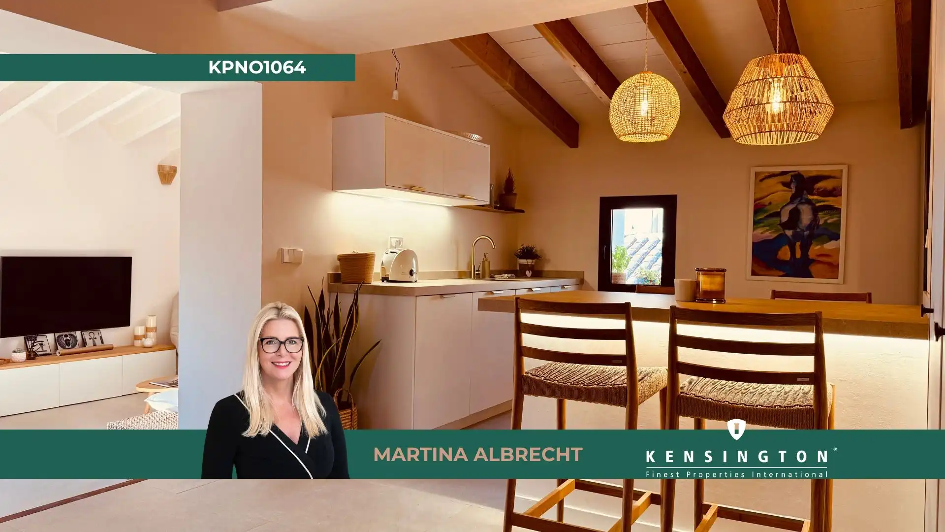 Kitchen of Attic for sale in Artà  with Air Conditioner and Heating