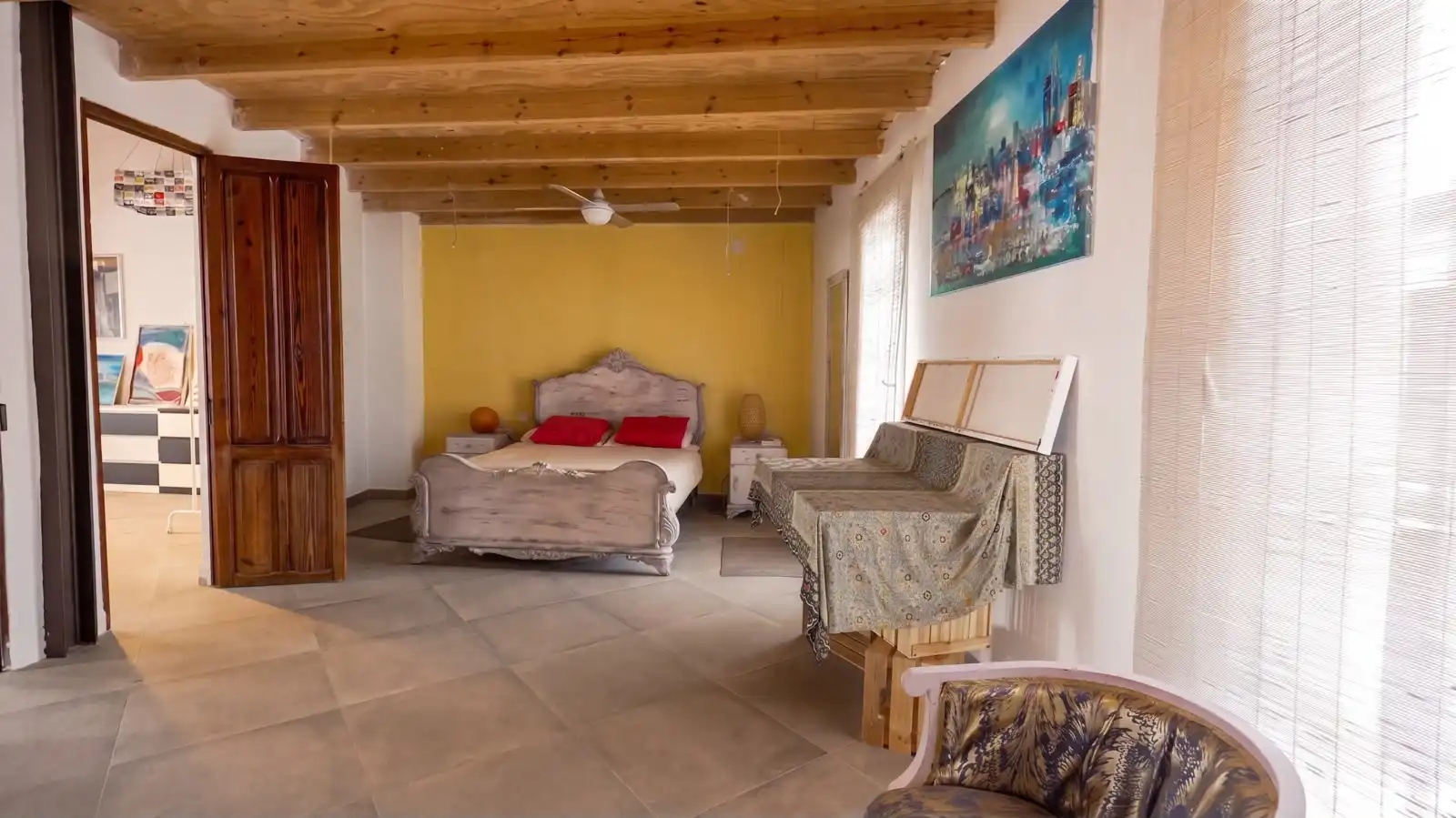 Schlafzimmer von Haus oder Chalet zum Verkauf in Pego mit Klimaanlage, Heizung und Terrasse