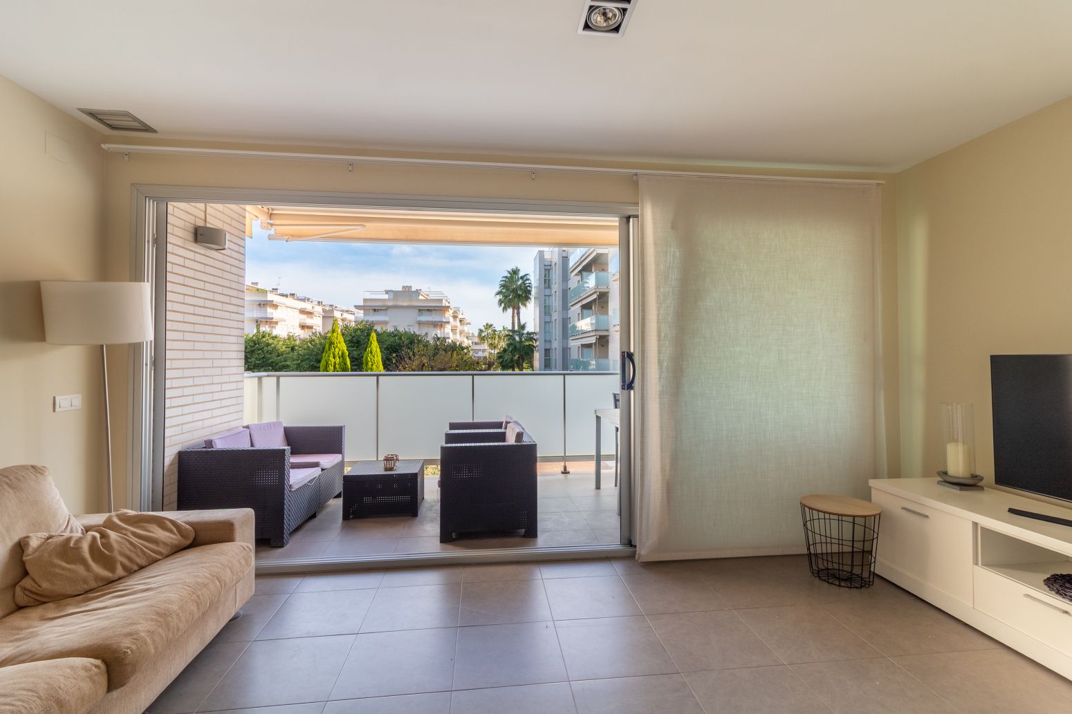 Terrace of Flat for sale in Canet d'En Berenguer  with Air Conditioner, Heating and Private garden