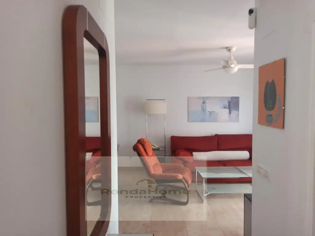 Living room of Flat for rent in Manilva  with Terrace