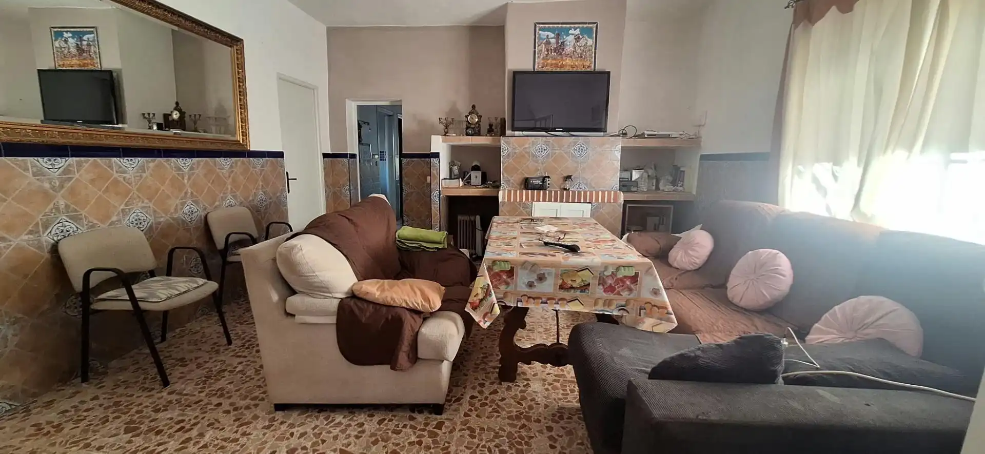 Sala de estar de Finca rústica en venta en Cerro - Amate