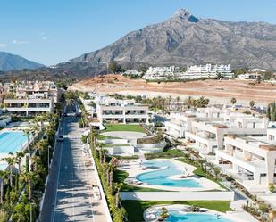 Exterior view of Attic for sale in Marbella  with Air Conditioner, Parquet flooring and Terrace