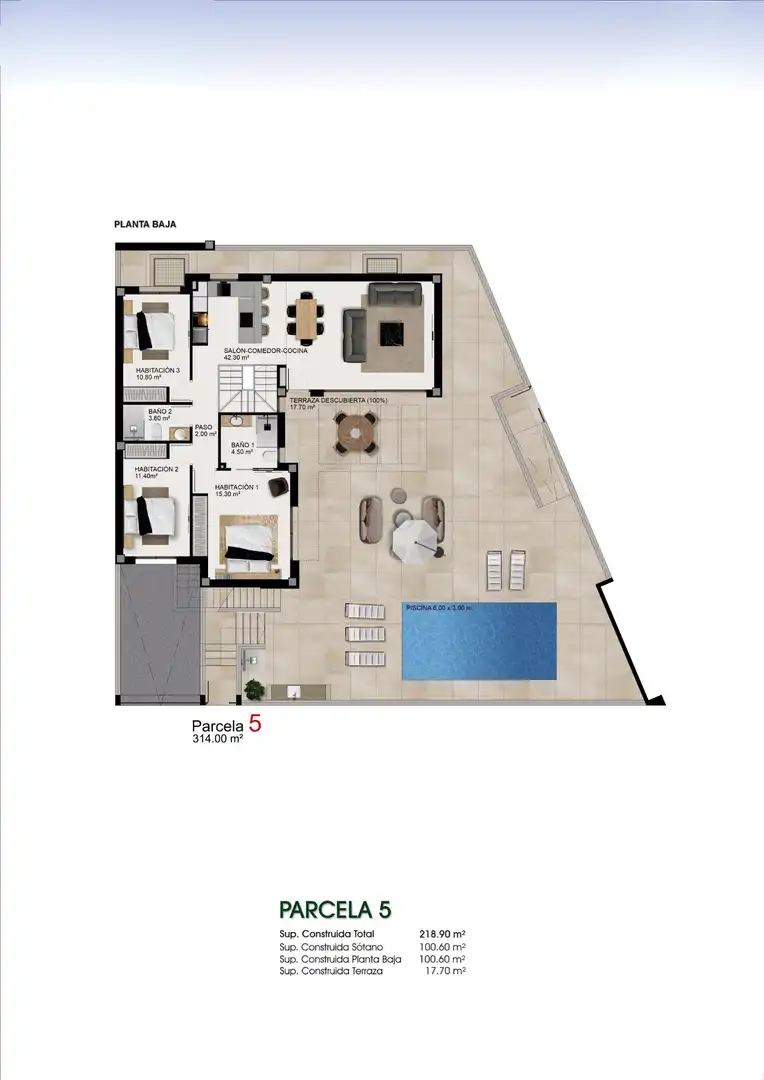 House with pool for sale in Calle Castellón, imagen 5