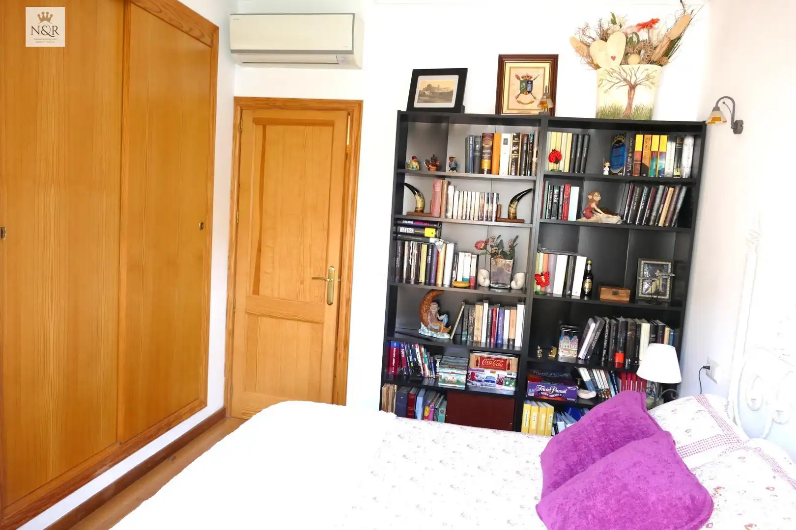 Bedroom of Flat for sale in Alaró  with Air Conditioner, Parquet flooring and Furnished