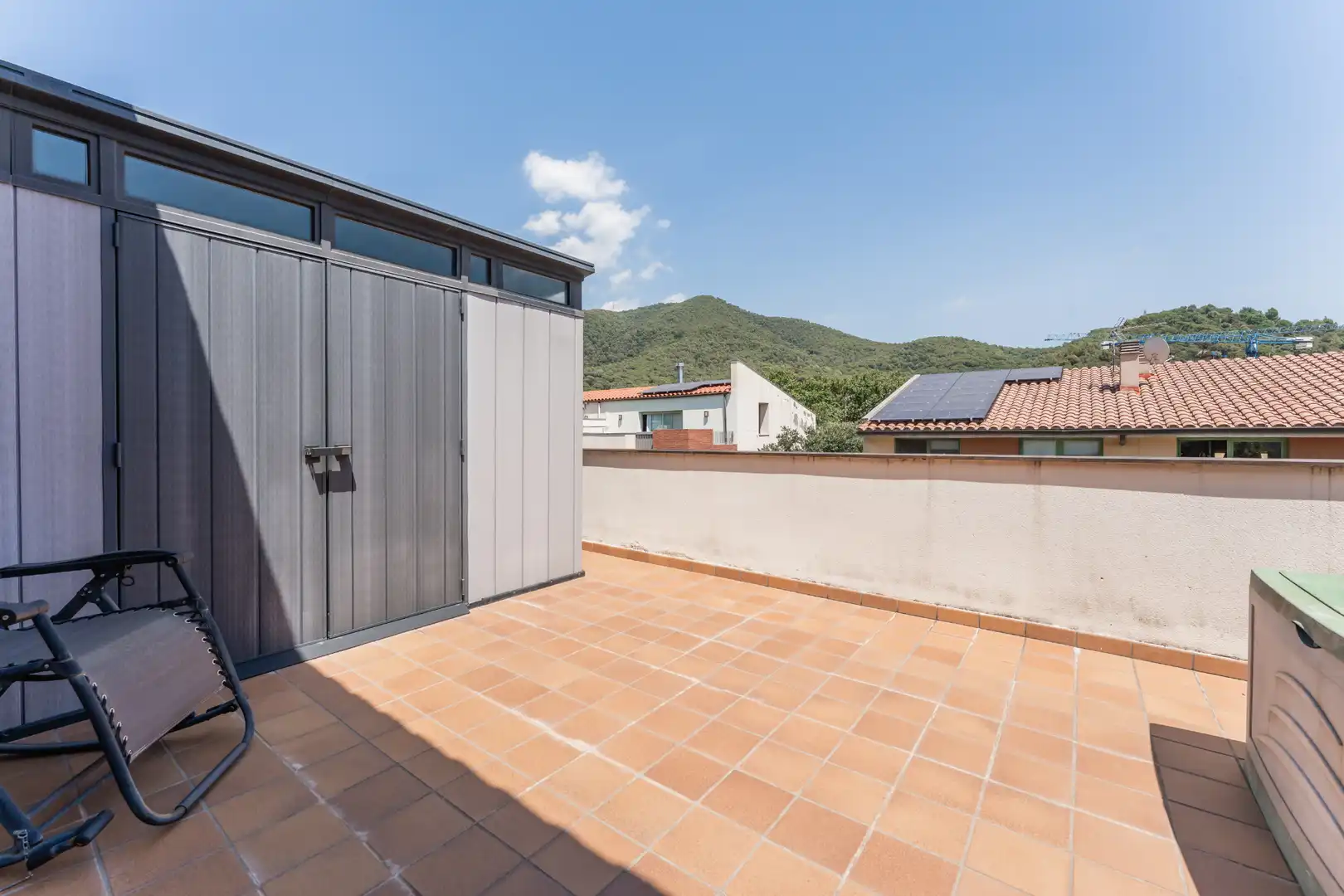 Terrassa de Casa adosada en venda en La Garriga amb Aire condicionat, Calefacció i Jardí privat