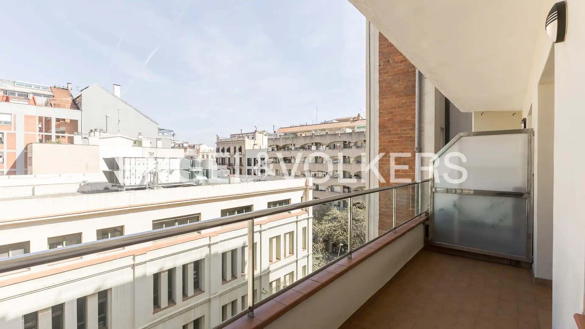Terrace of Flat for sale in  Barcelona Capital  with Air Conditioner, Heating and Parquet flooring