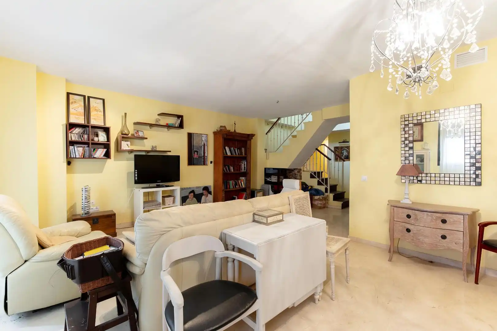 Living room of Duplexes for sale in Brenes  with Air Conditioner, Terrace and Balcony