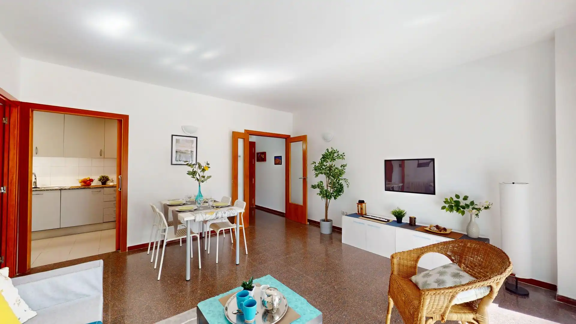 Sala de estar de Piso en venta en Nou Barris