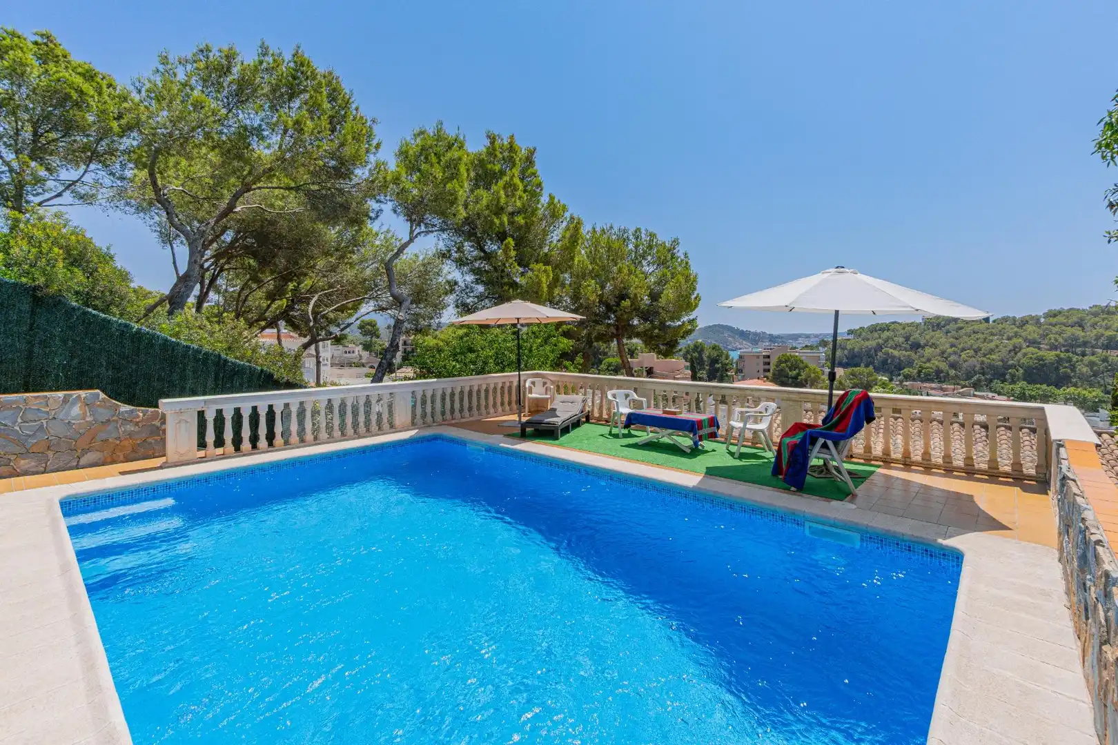 Swimming pool of Detached homes for sale in Andratx  with Air Conditioner, Heating and Private garden