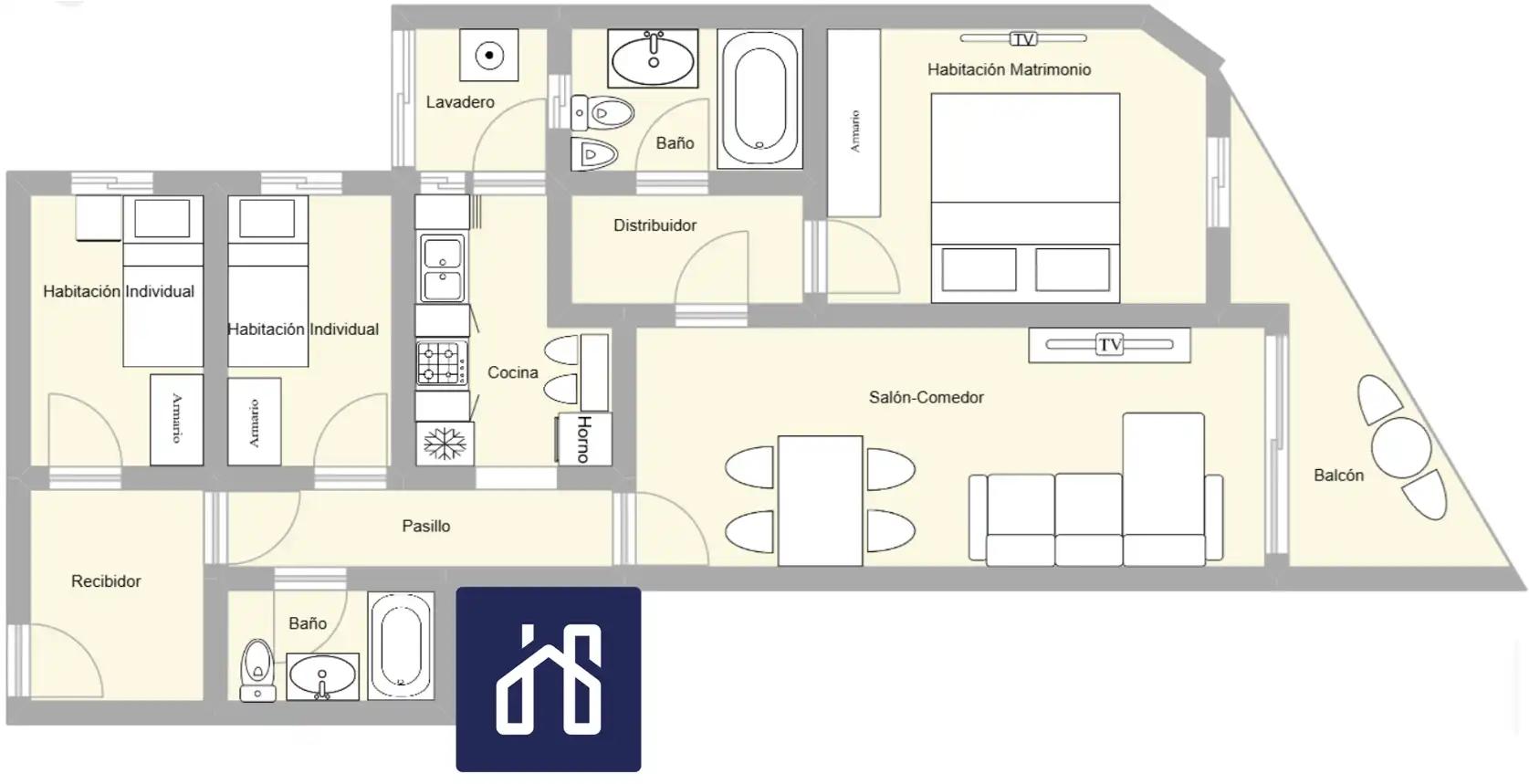 Piso en venta en Barcelona con Calefacción