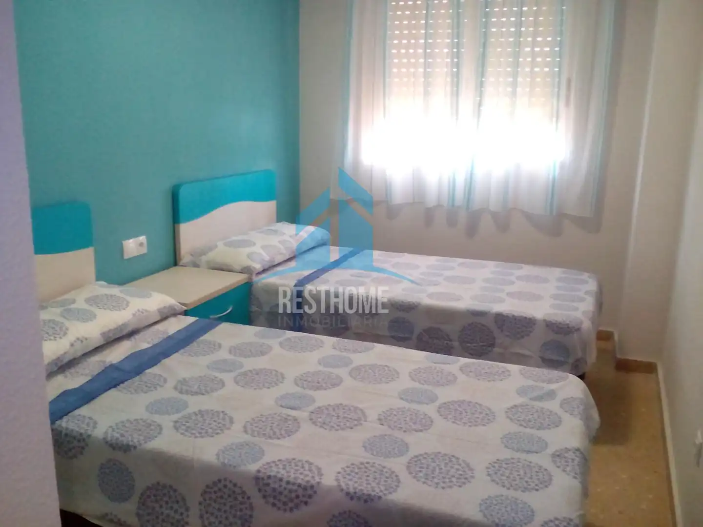 Habitación de Apartamento de alquiler en Cullera con Terraza, Amueblado y Piscina comunitaria